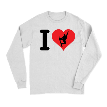I Love Snowboarding Long Sleeve T-Shirt